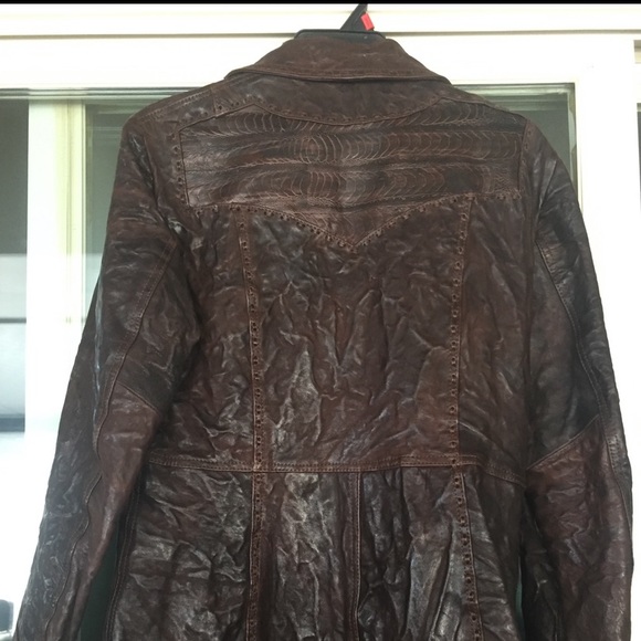 Alan Michael custom made leather coat - Picture 10 of 10